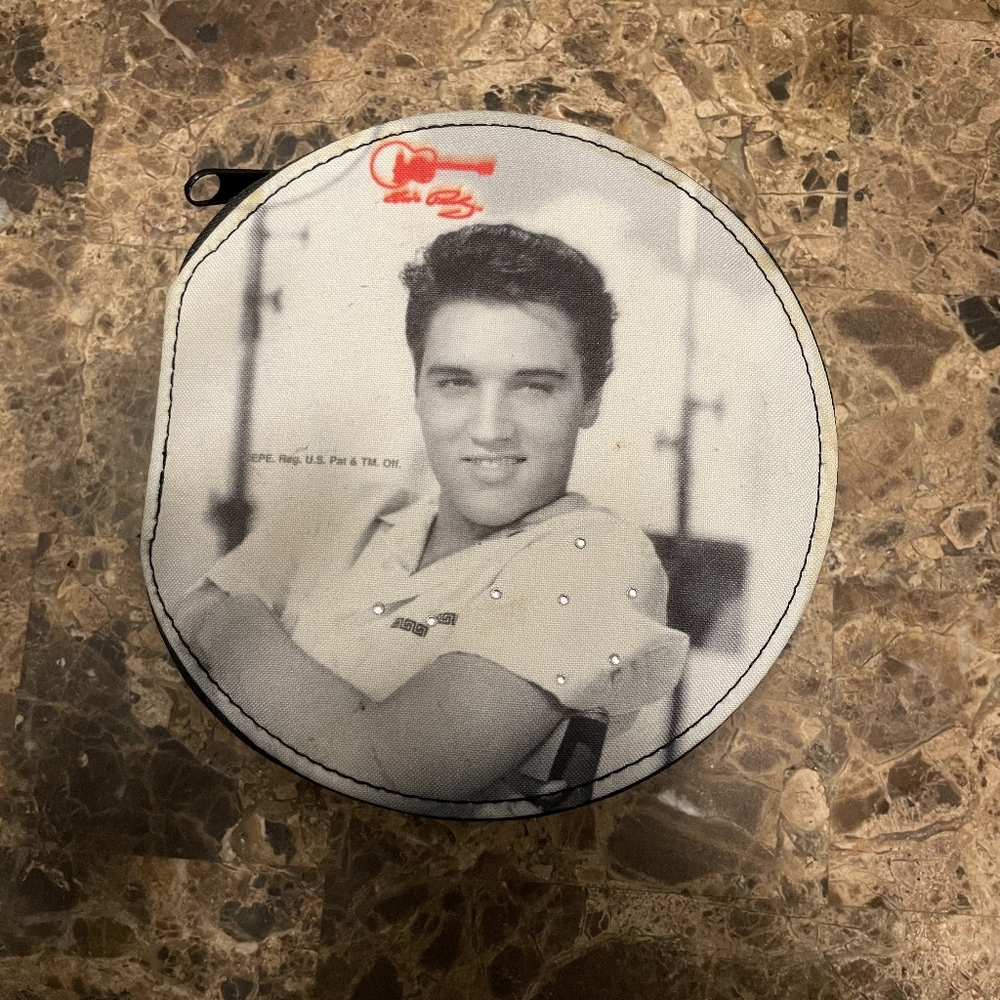 Vintage Elvis Presley CD Holder Full Zip